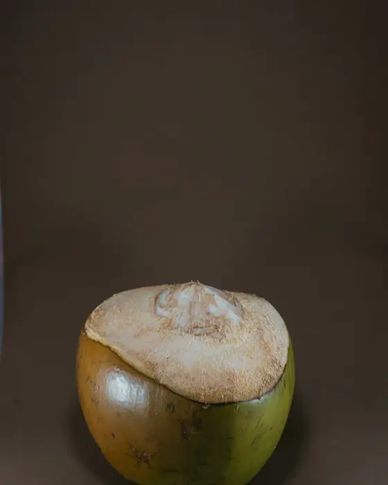 Coco fraîche servie glacée